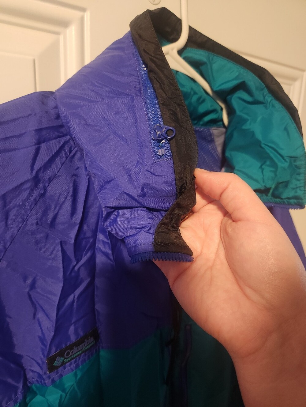 Vintage Columbia Unisex Lightweight Packable Jacket Size Large Rain Jacket - Picture 11 of 16
